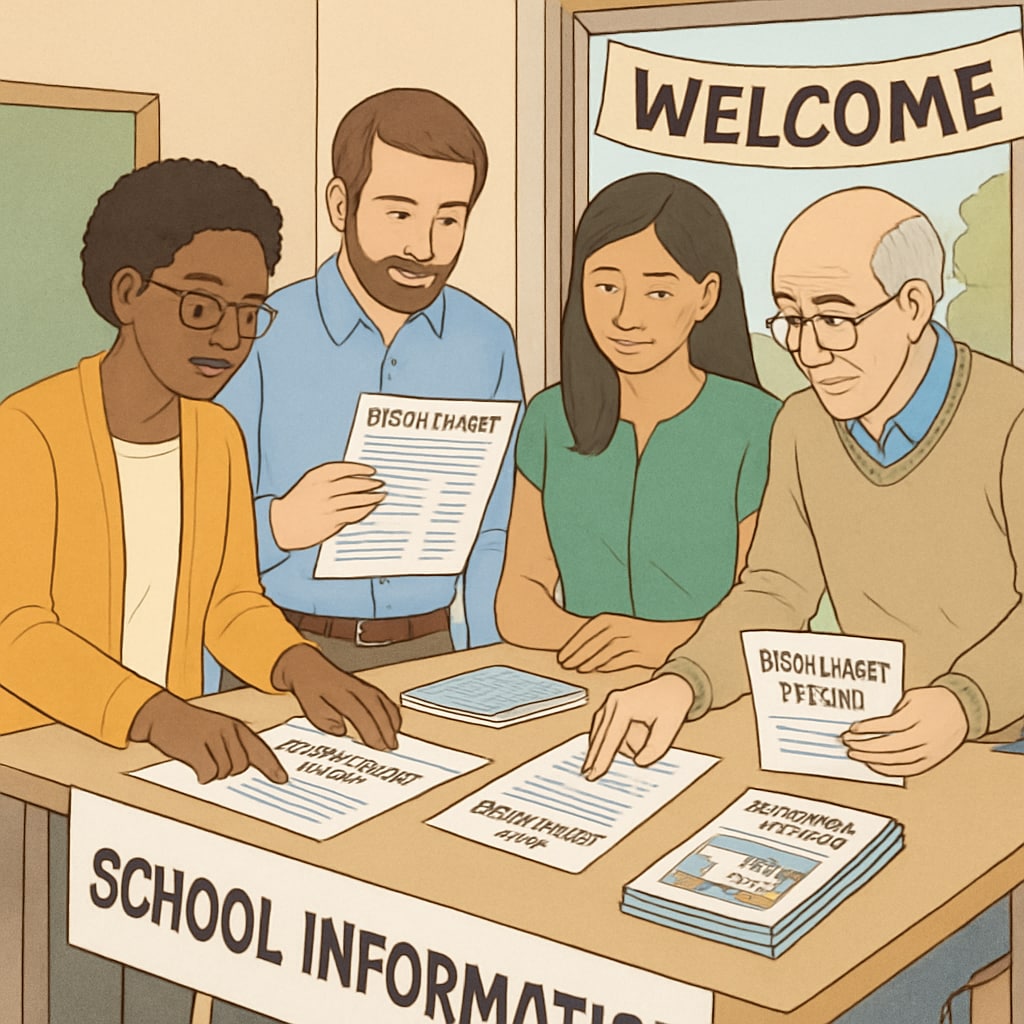 Charter school teachers participating in enrollment outreach