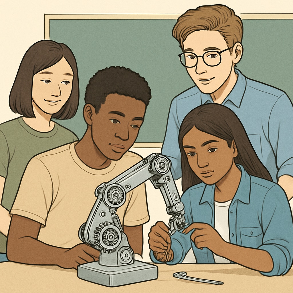 K12 mechanical engineering preparation through hands-on robotics