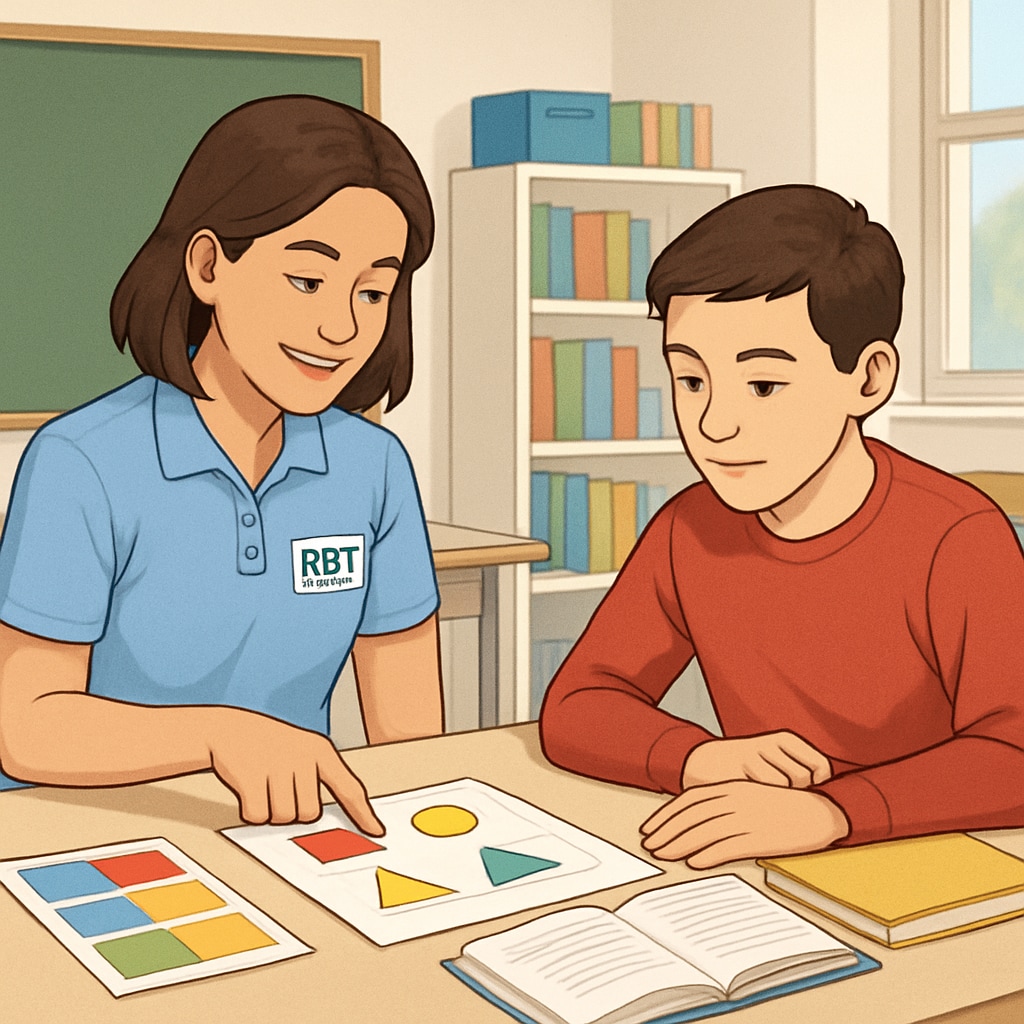 RBT providing special education support to older student