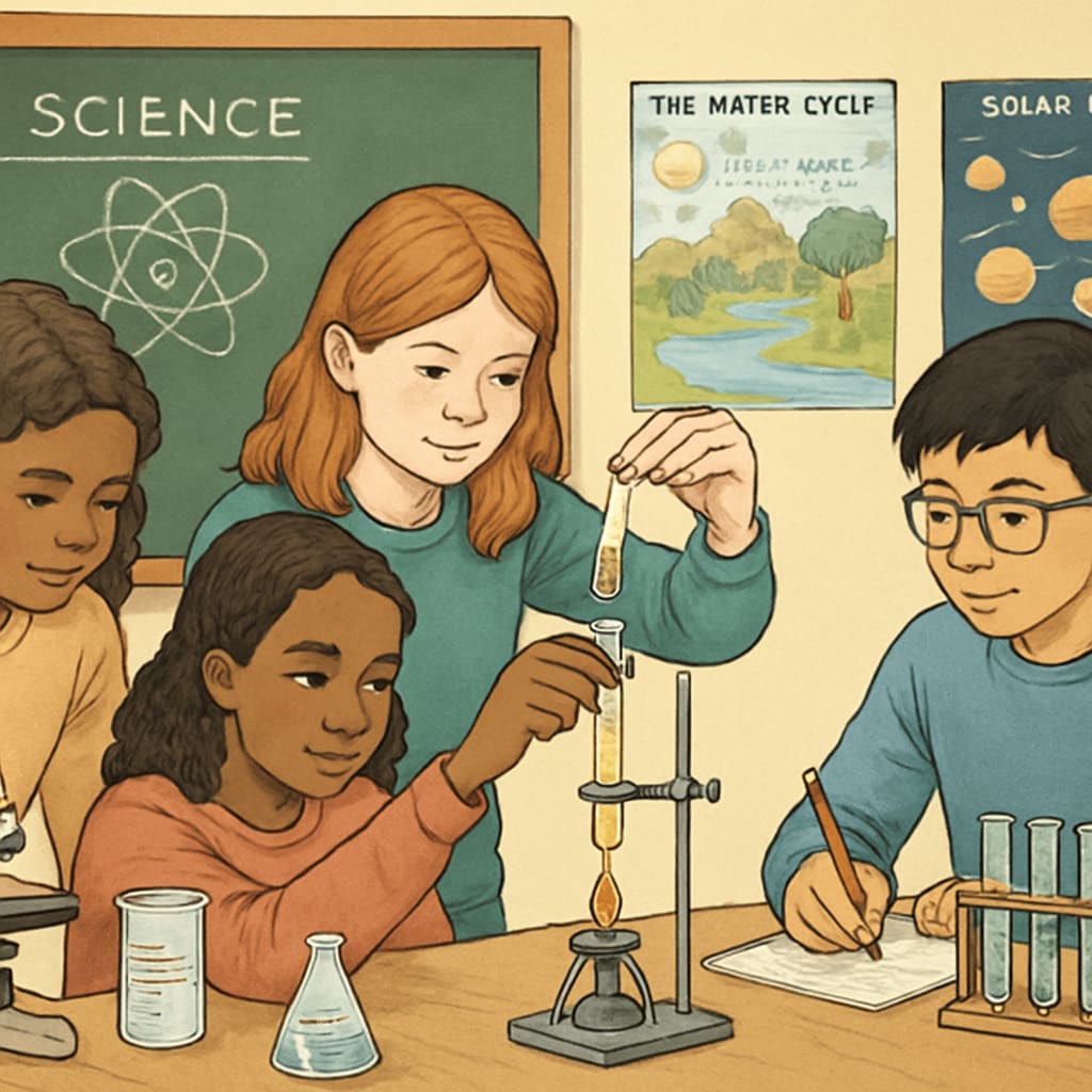 Gifted students participating in Duke TIP academic program