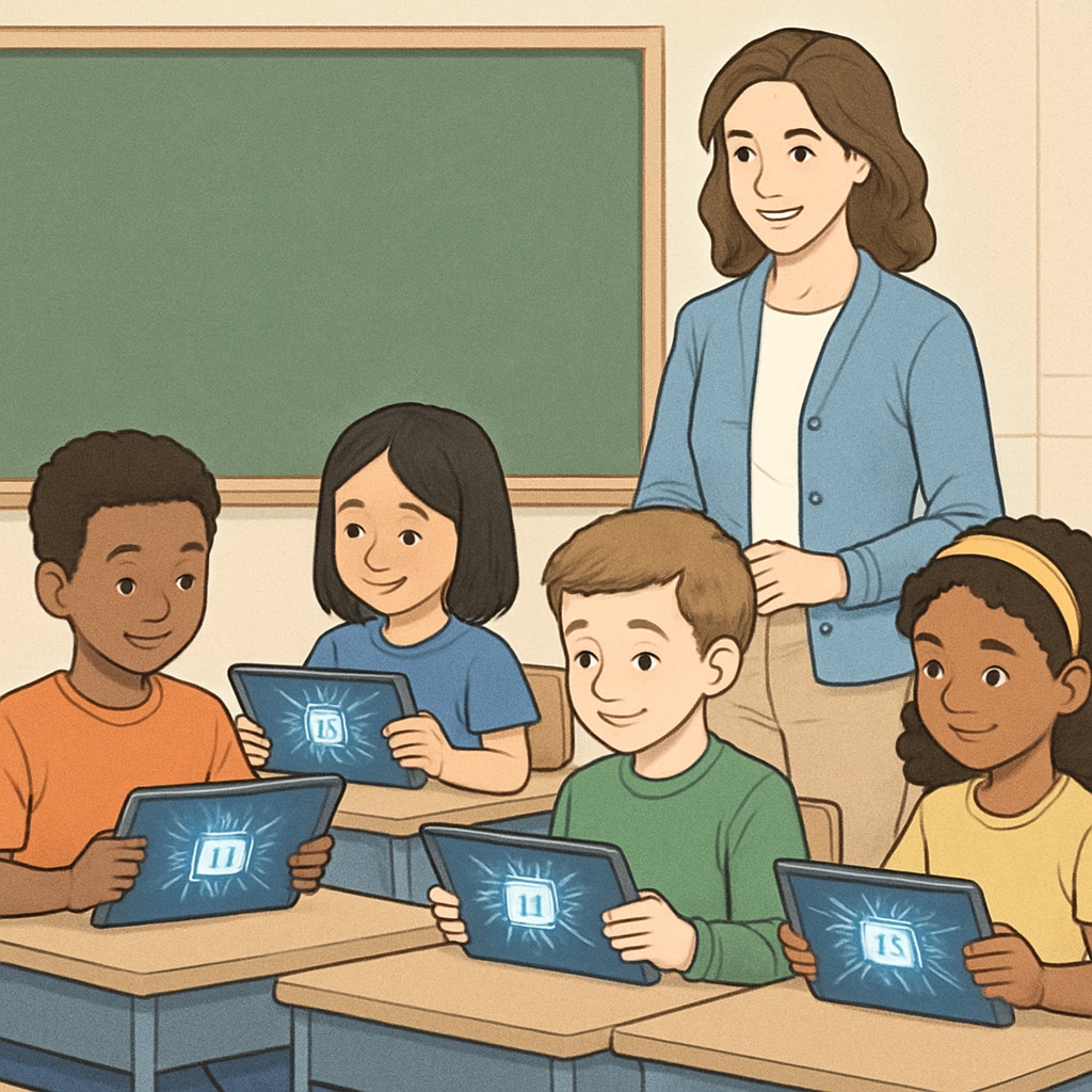 AI education in classroom setting