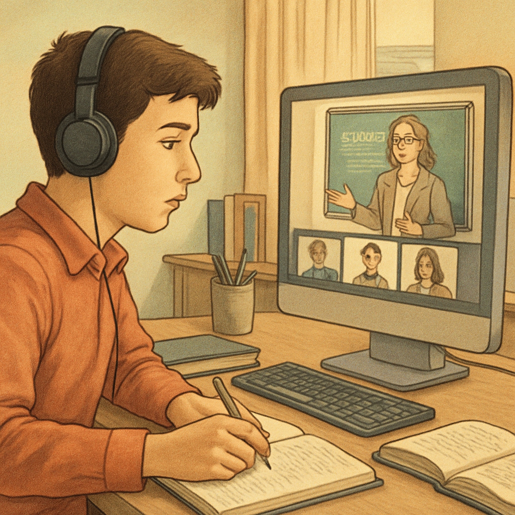 Online learning options for accelerated high school students