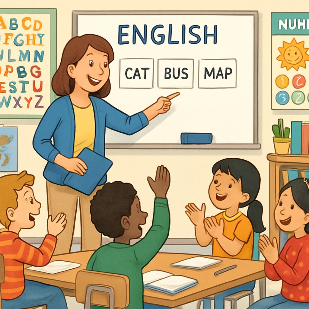 Interactive English teaching at Thailand summer camp