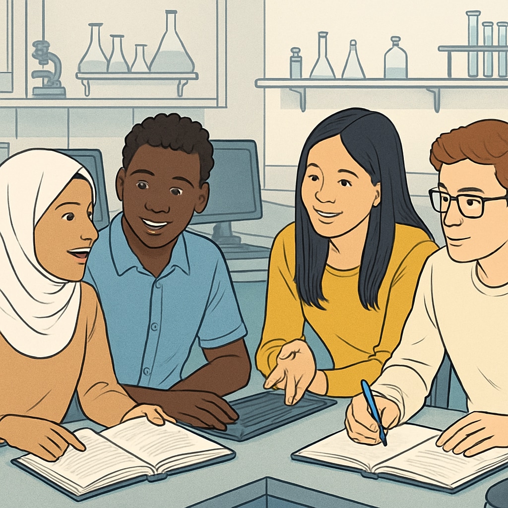 BTEC and A-level Computer Science students collaborating