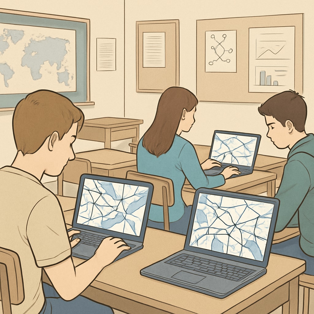 Future railway engineers working with transportation master's program-level software
