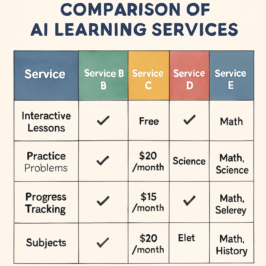 AI subscription services comparison for academic assistance