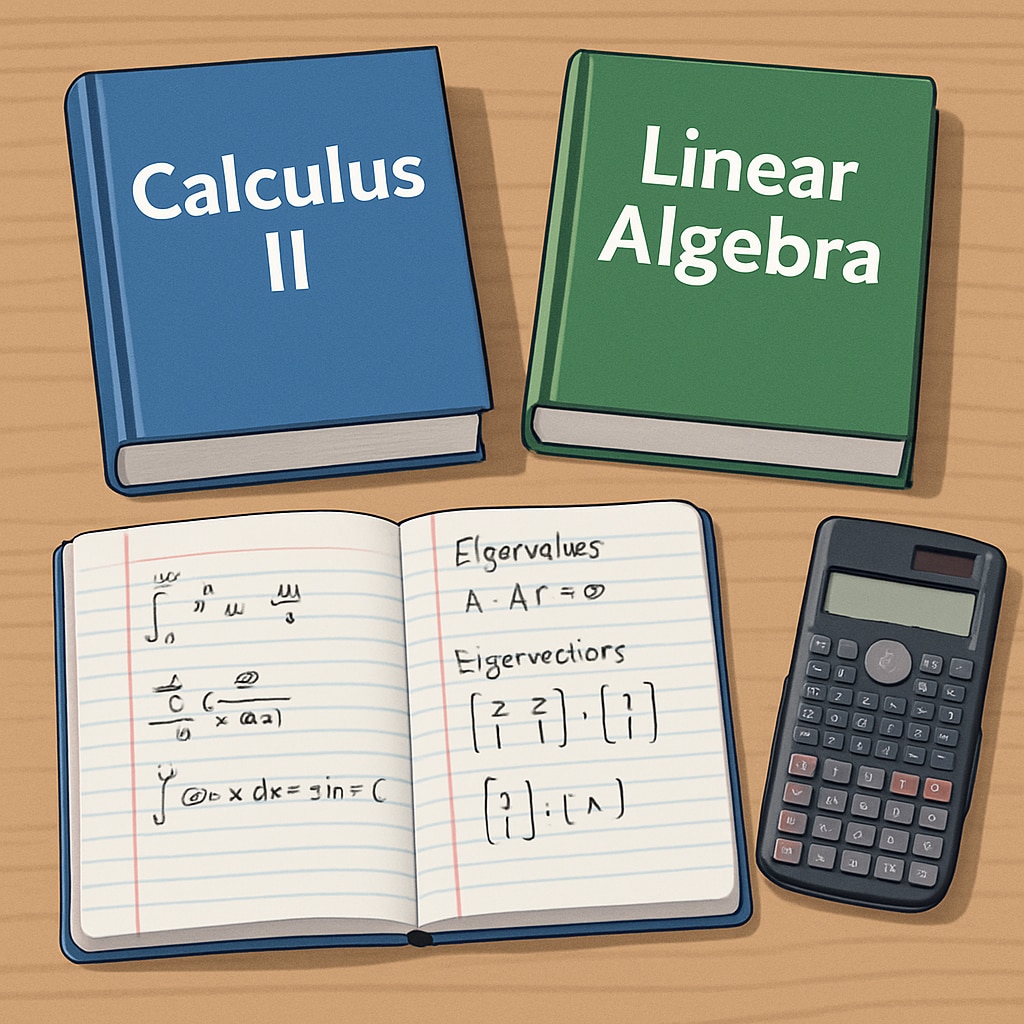 Math course selection between Calculus and Linear Algebra for biostatistics