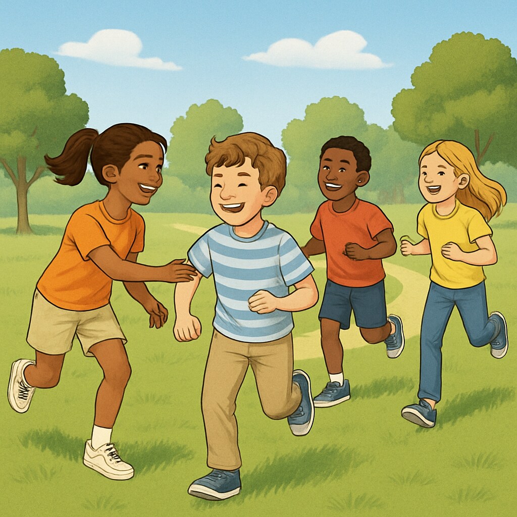 Child education through outdoor play as screen time alternative