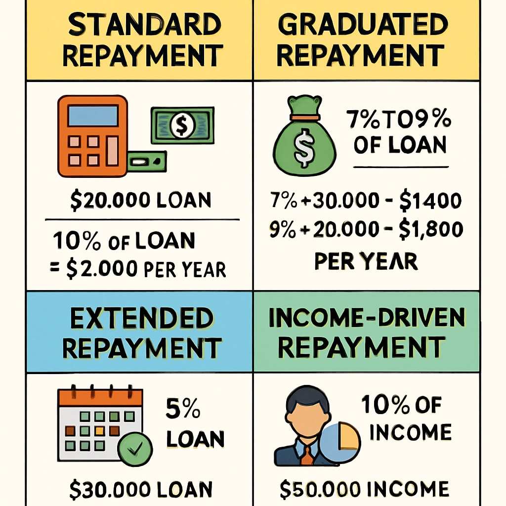 Student loan repayment options comparison for SAVE plan changes