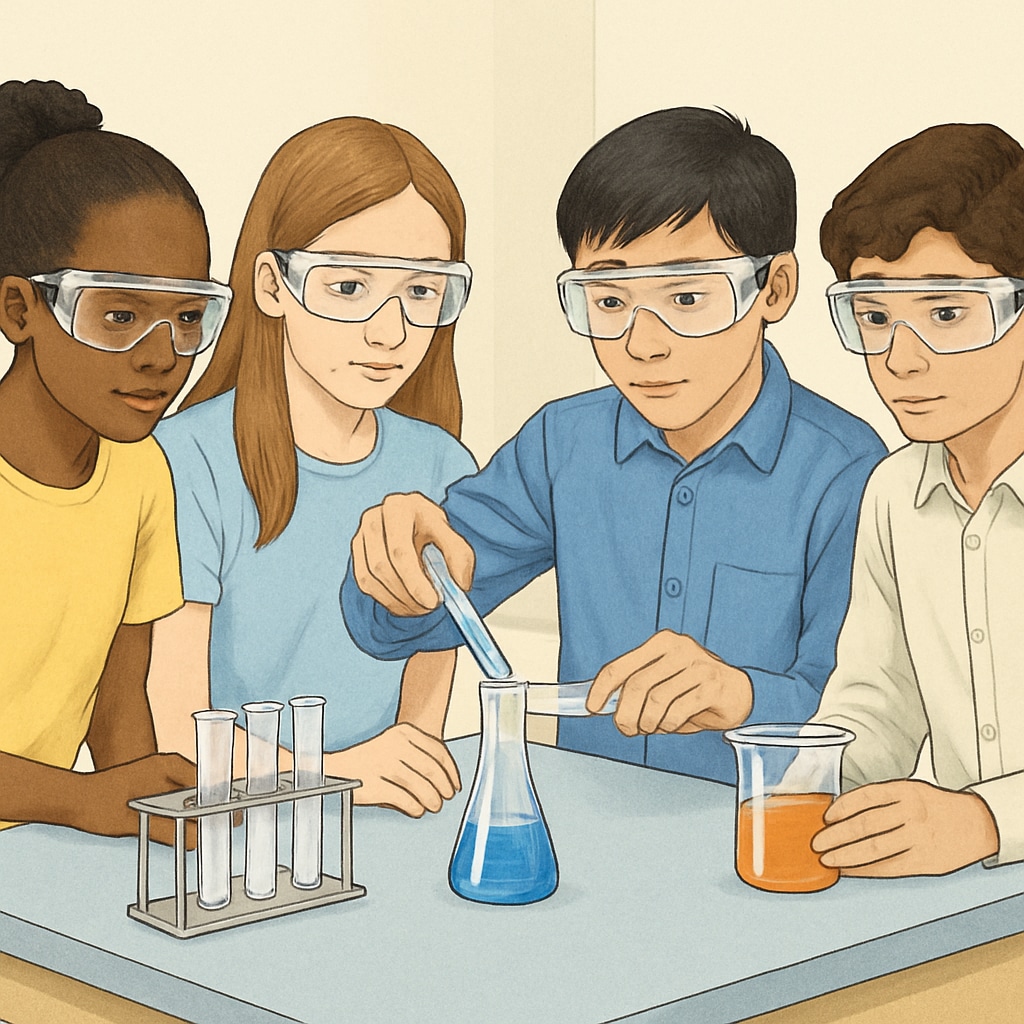 Middle school students preparing for international university through STEM activities