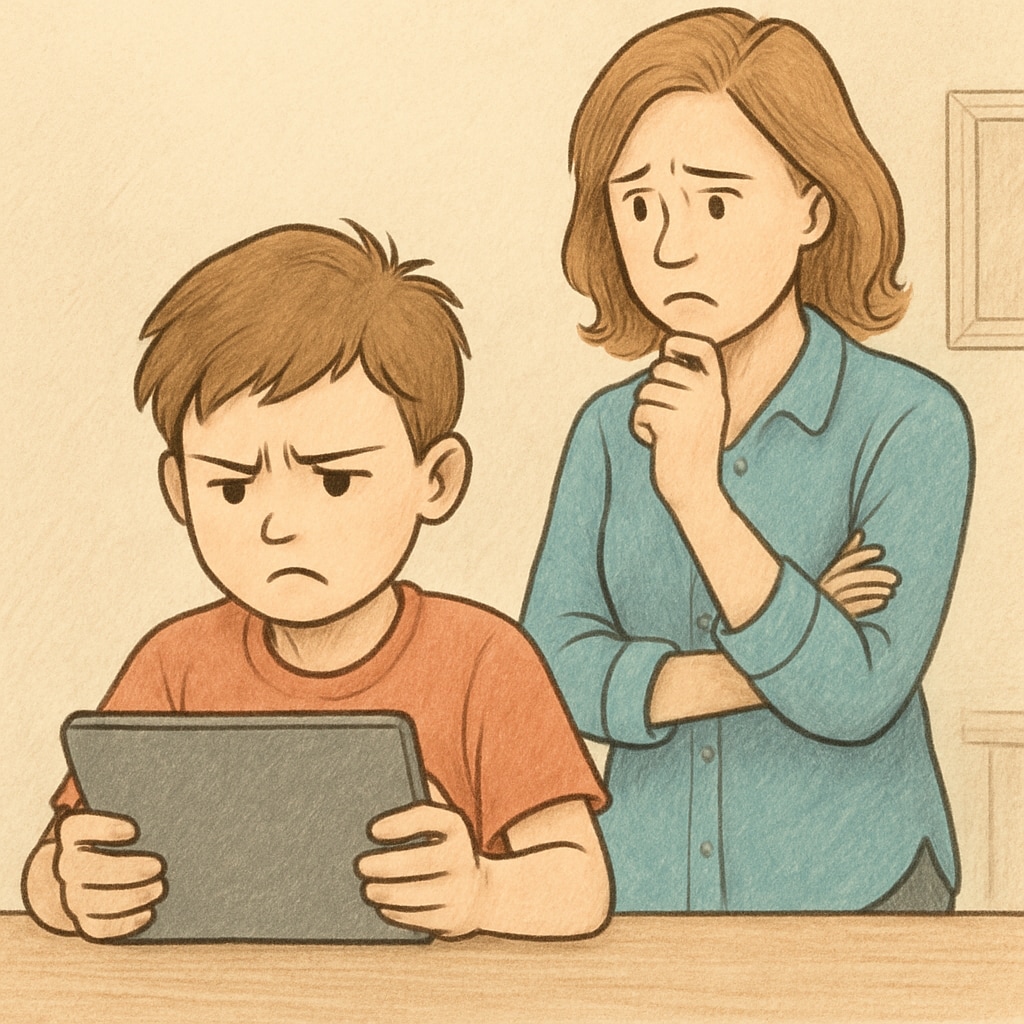 Technology addiction in child education affecting mental health