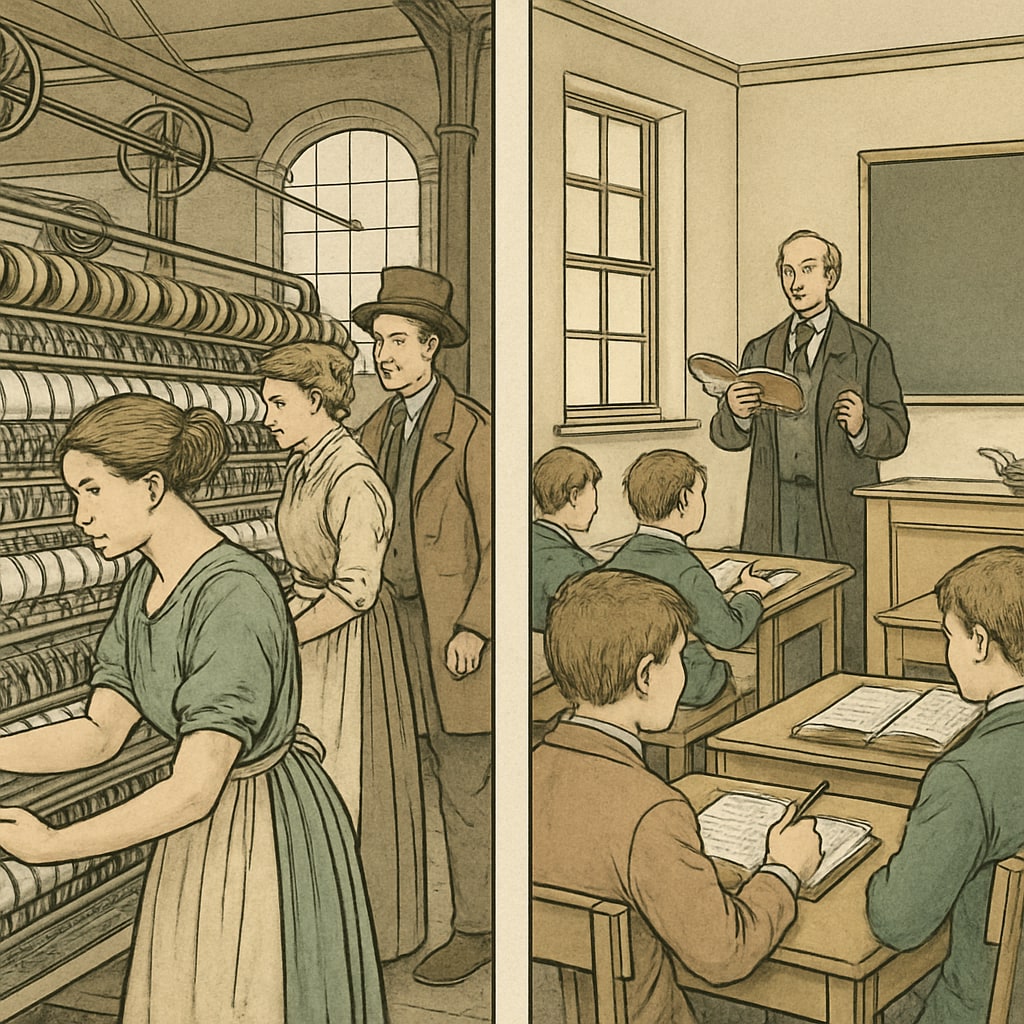 Industrial revolution impact on education models