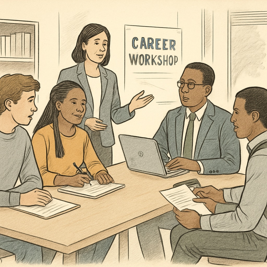 University life career guidance session for major selection