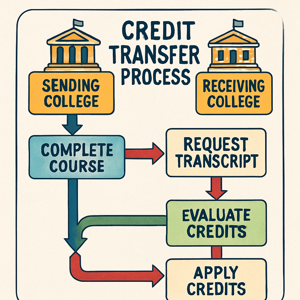 Credit transfer pathways between educational institutions