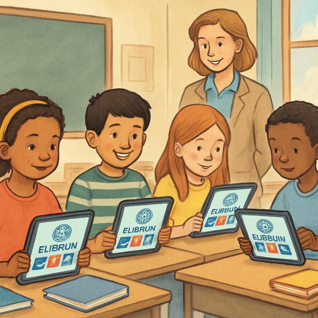 ELIBRAIN education tool in classroom implementation