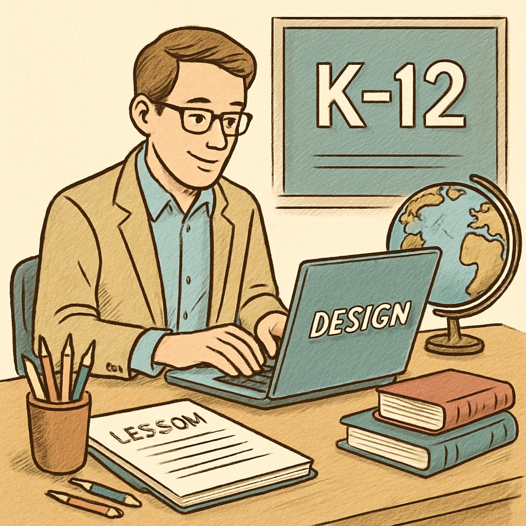 K-12 curriculum digital resources created with Canva