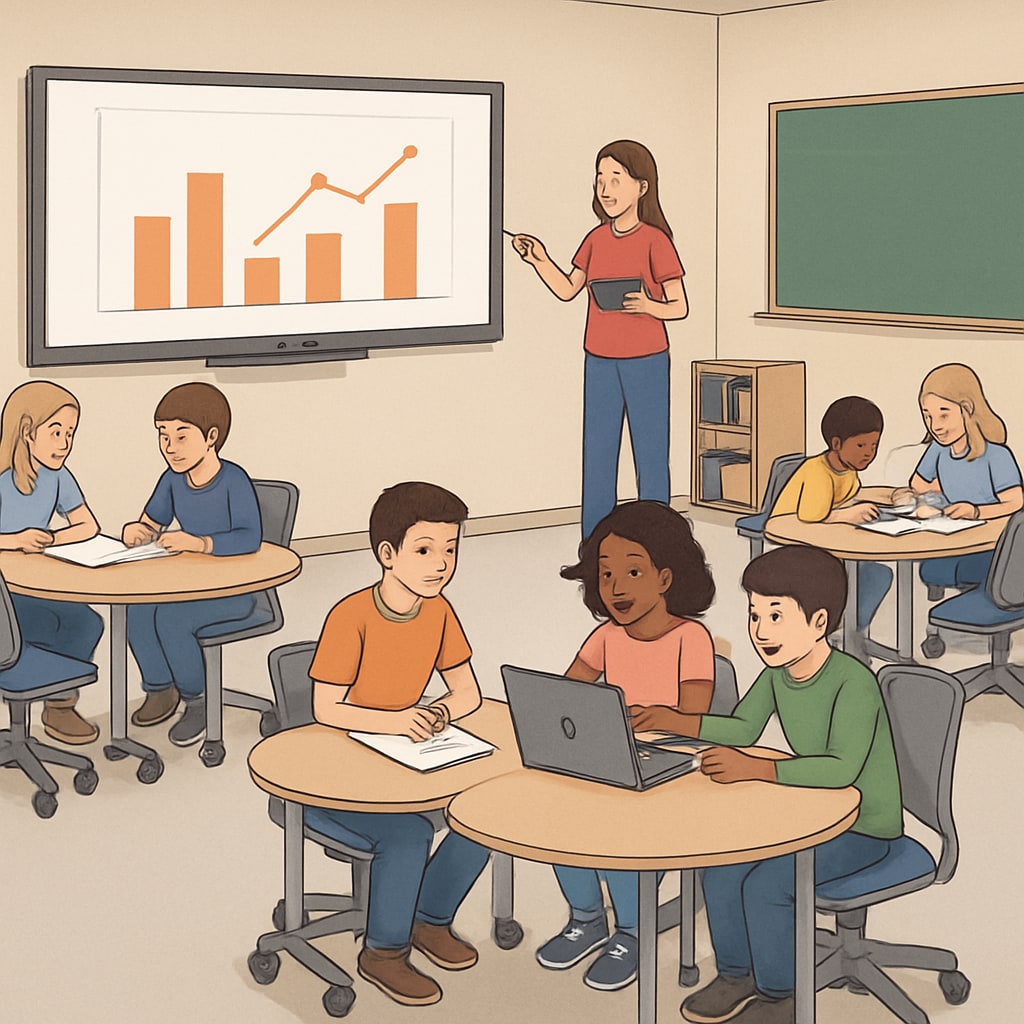 Innovative K-12 education space designed for青少年 engagement and collaborative learning