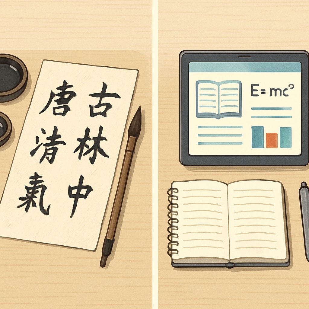 Ancient wisdom meeting modern learning tools