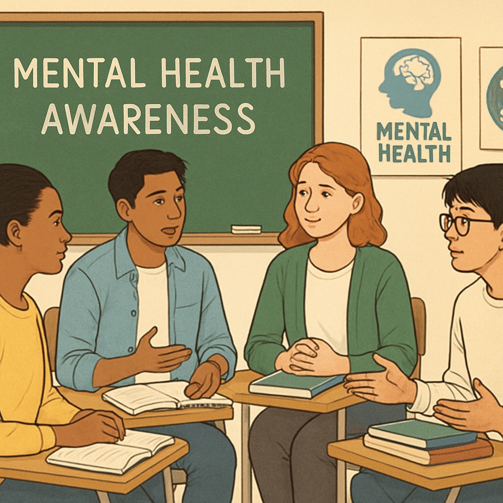 Student peer support group for mental health