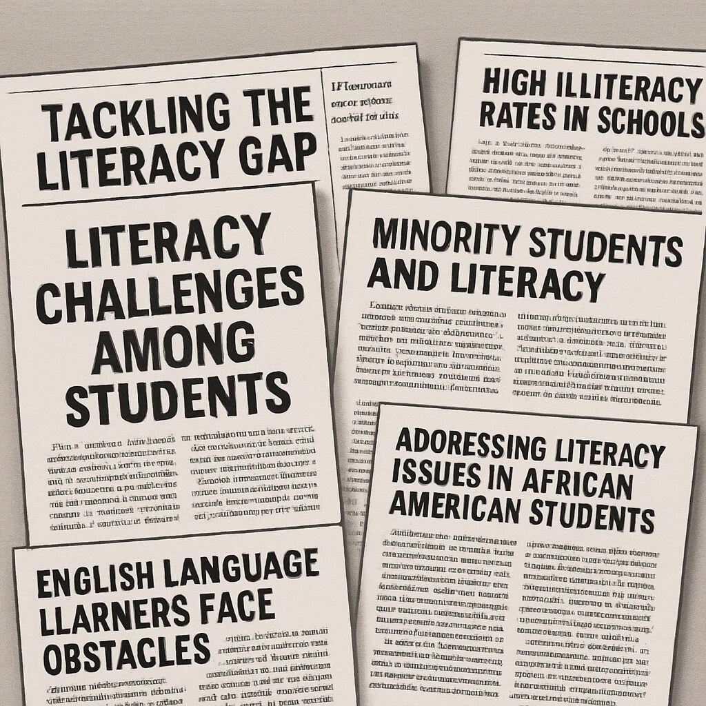 Media bias in literacy coverage comparing racial groups