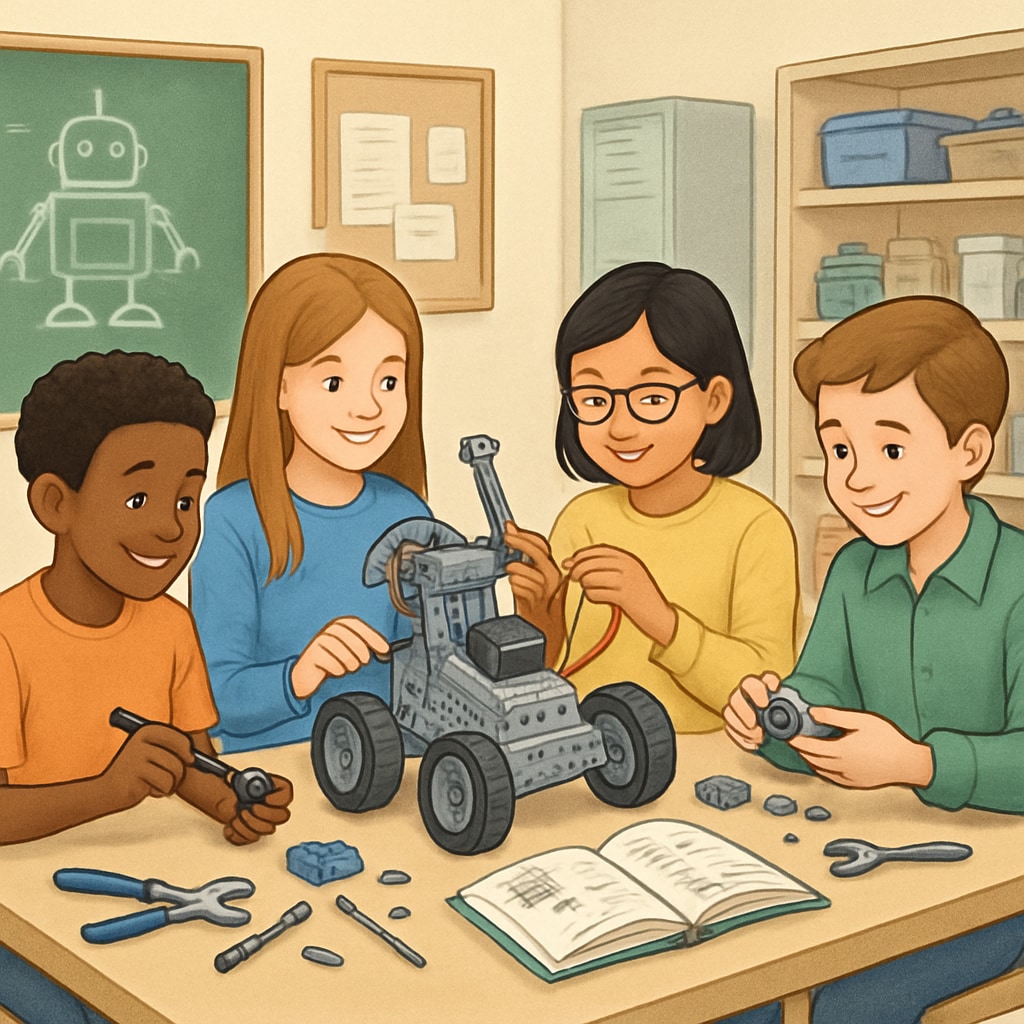 School responsibility in action through collaborative STEM learning