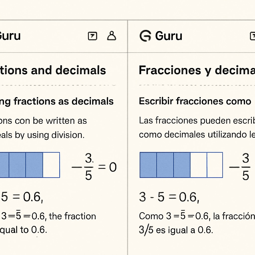 Multilingual education interface comparison in visual learning app