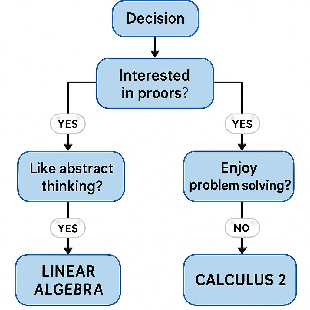 Biostatistics math preparation decision guide