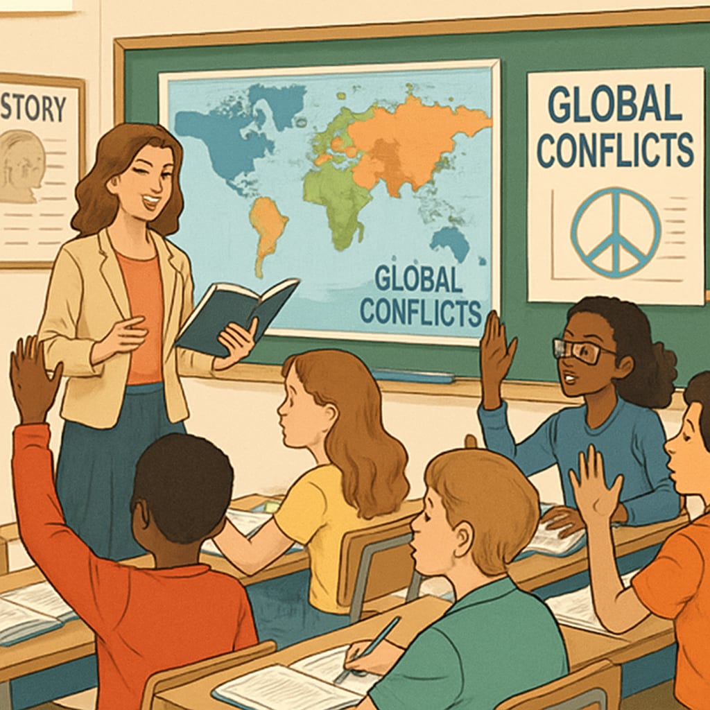 Classroom discussion about political avoidance in conflict education