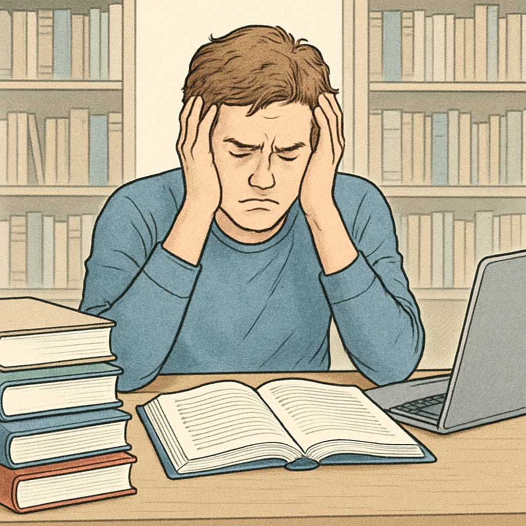 Student experiencing learning motivation challenges with major interest in college