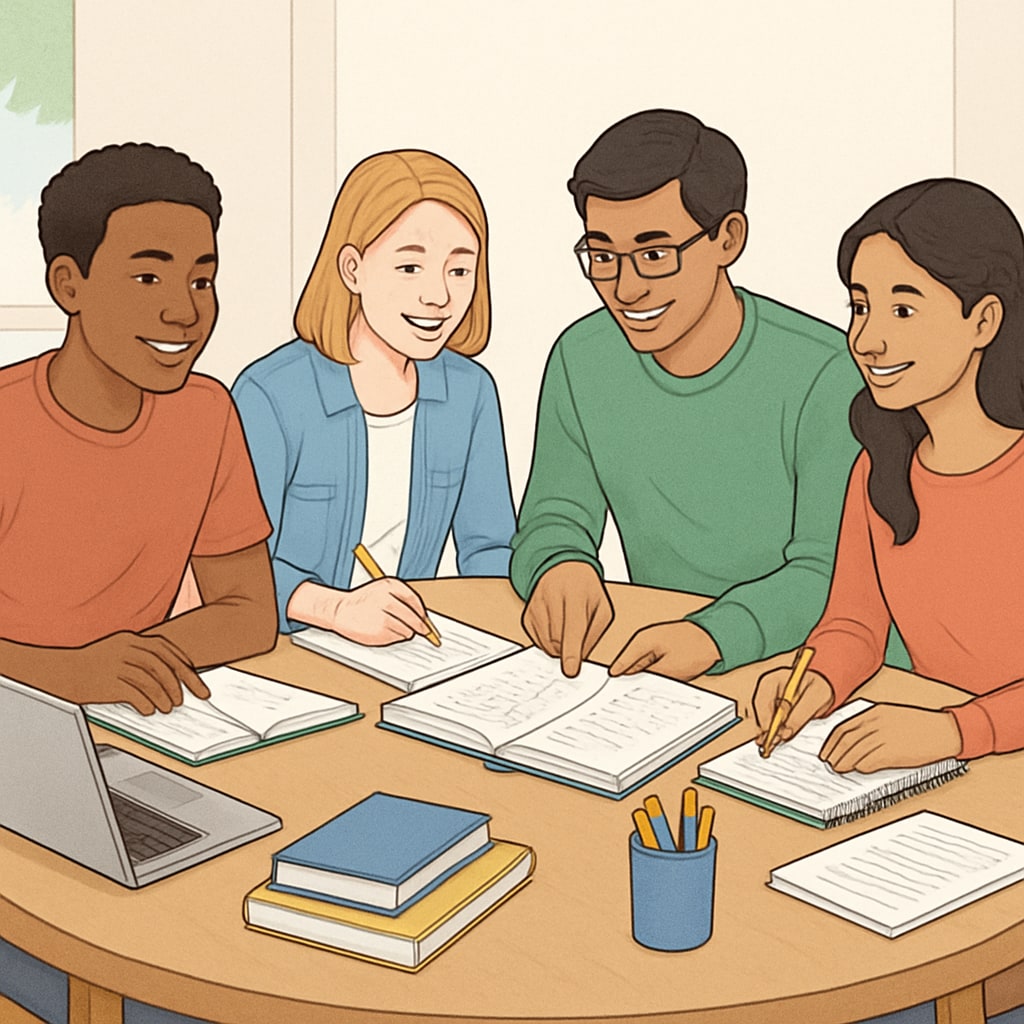 Peer support for overcoming college academic struggles
