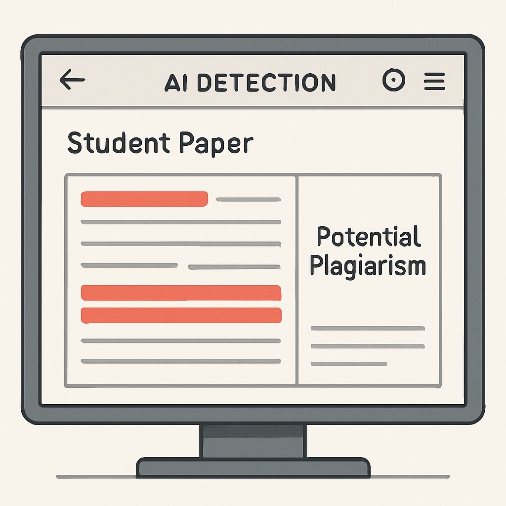 AI detector false positive example in academic setting