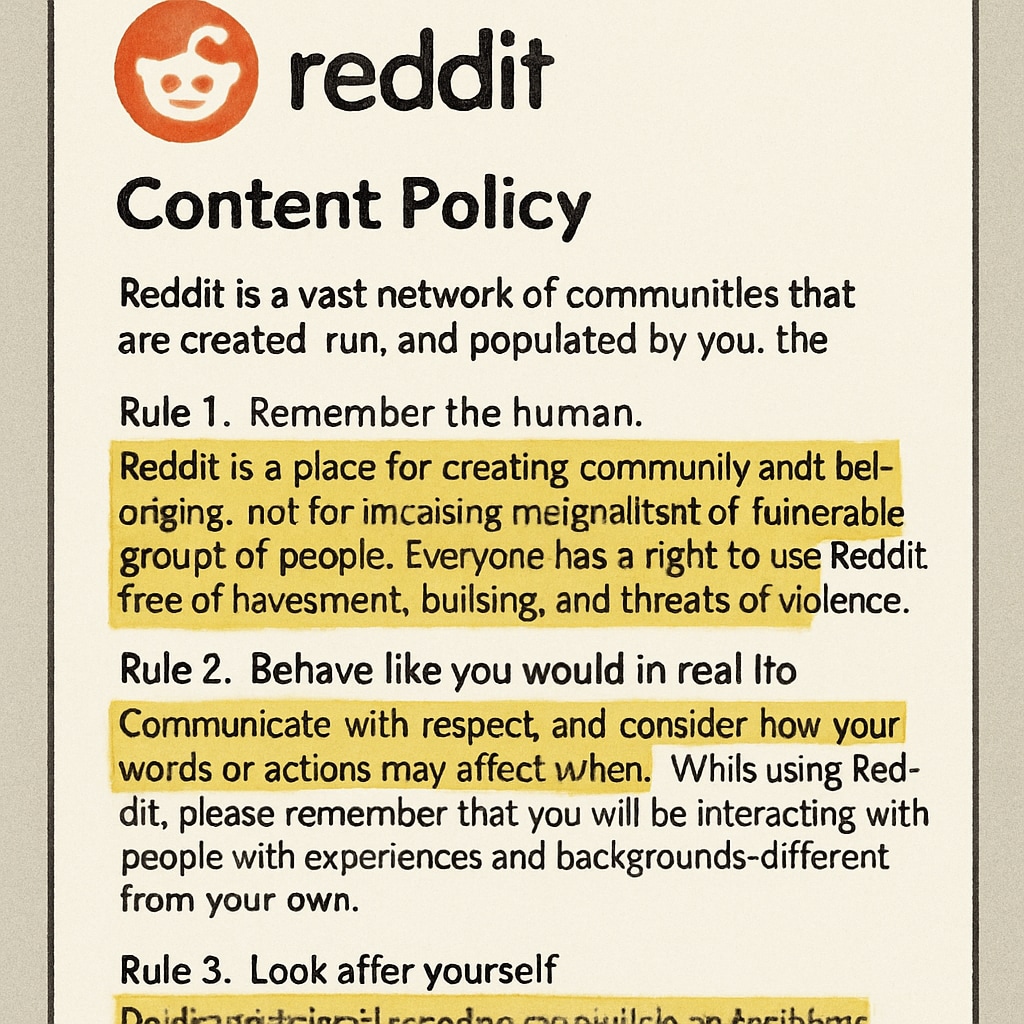 Reddit community rules for education discussions