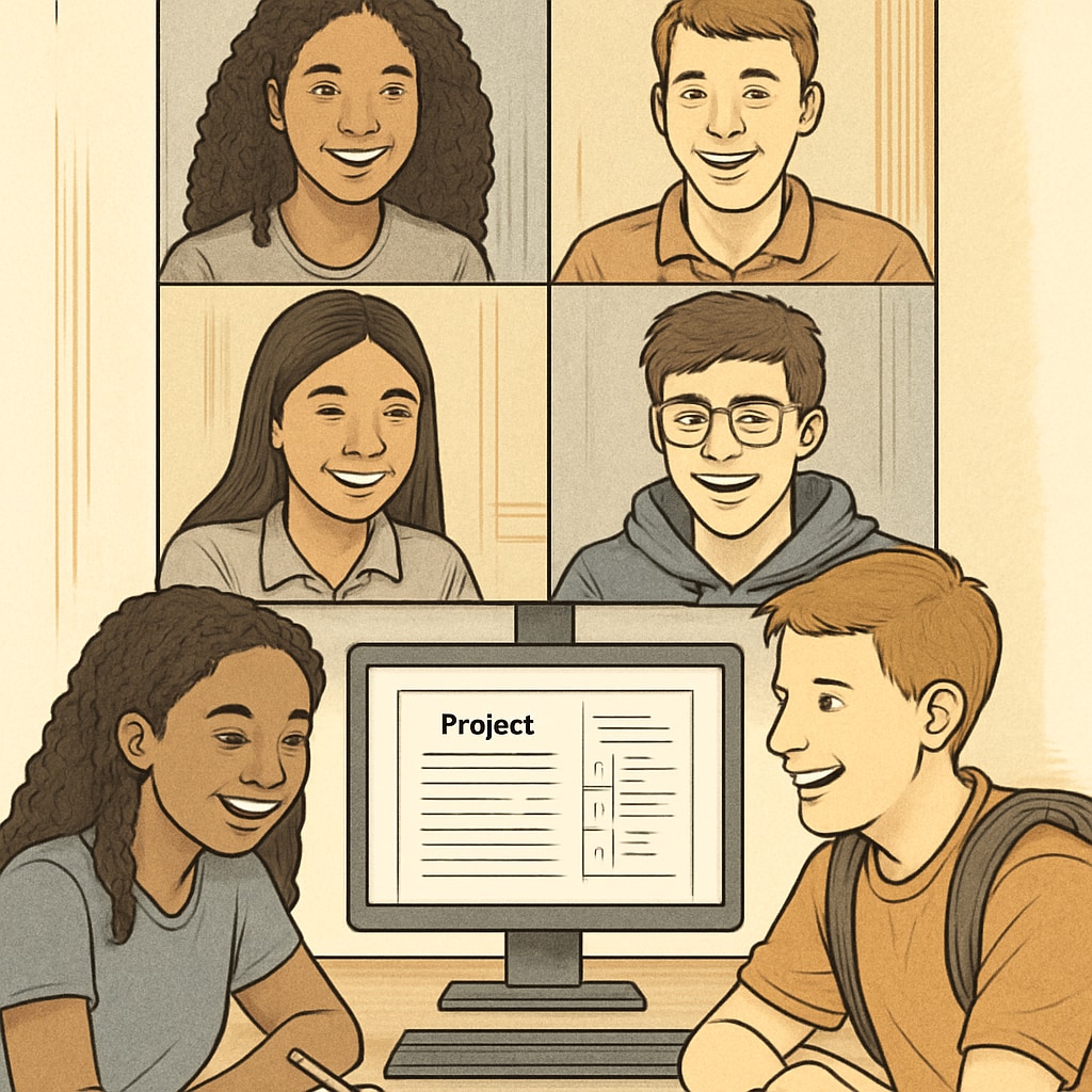 Teens overcoming FOMO through virtual social learning