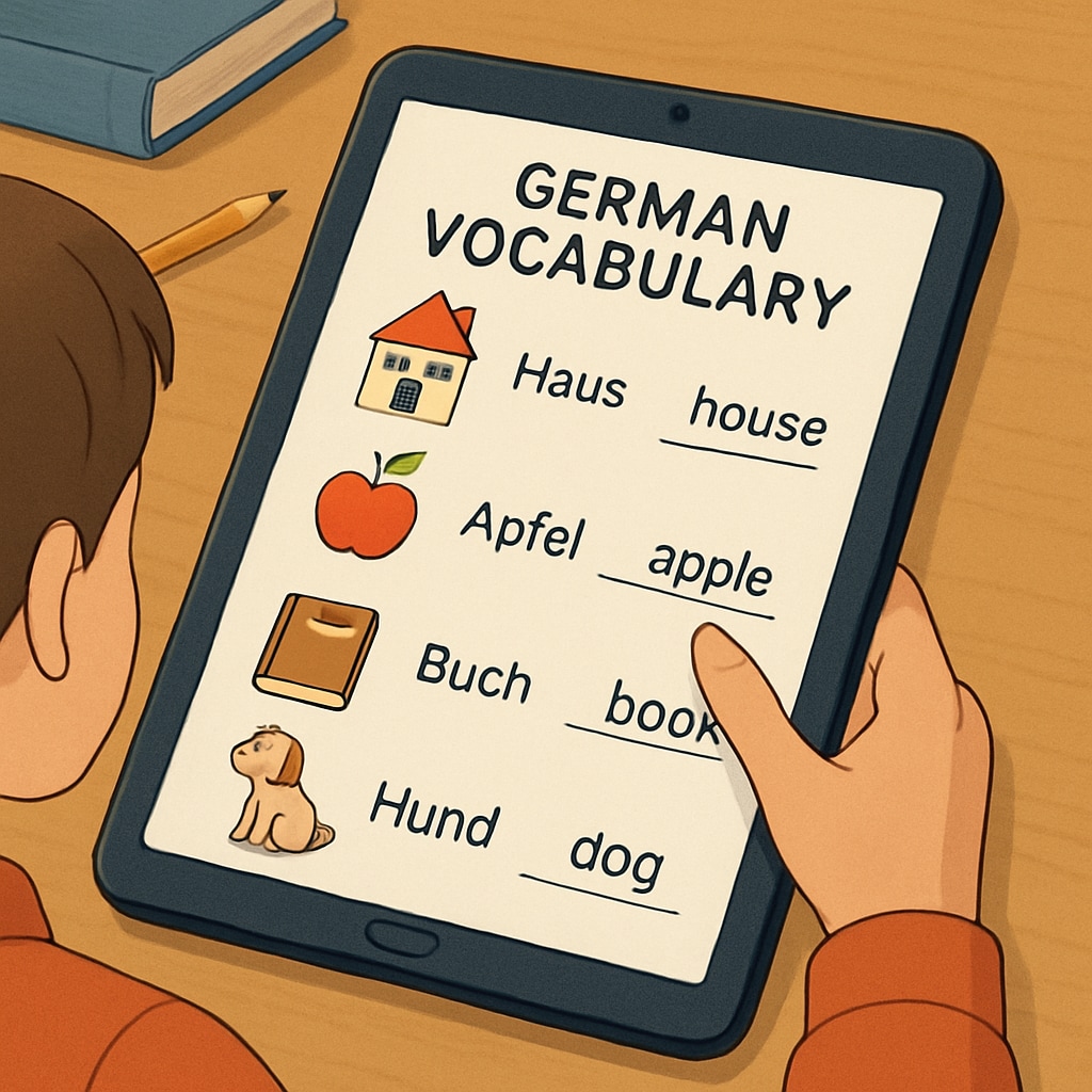 Teenager preparing for study abroad experience in Germany
