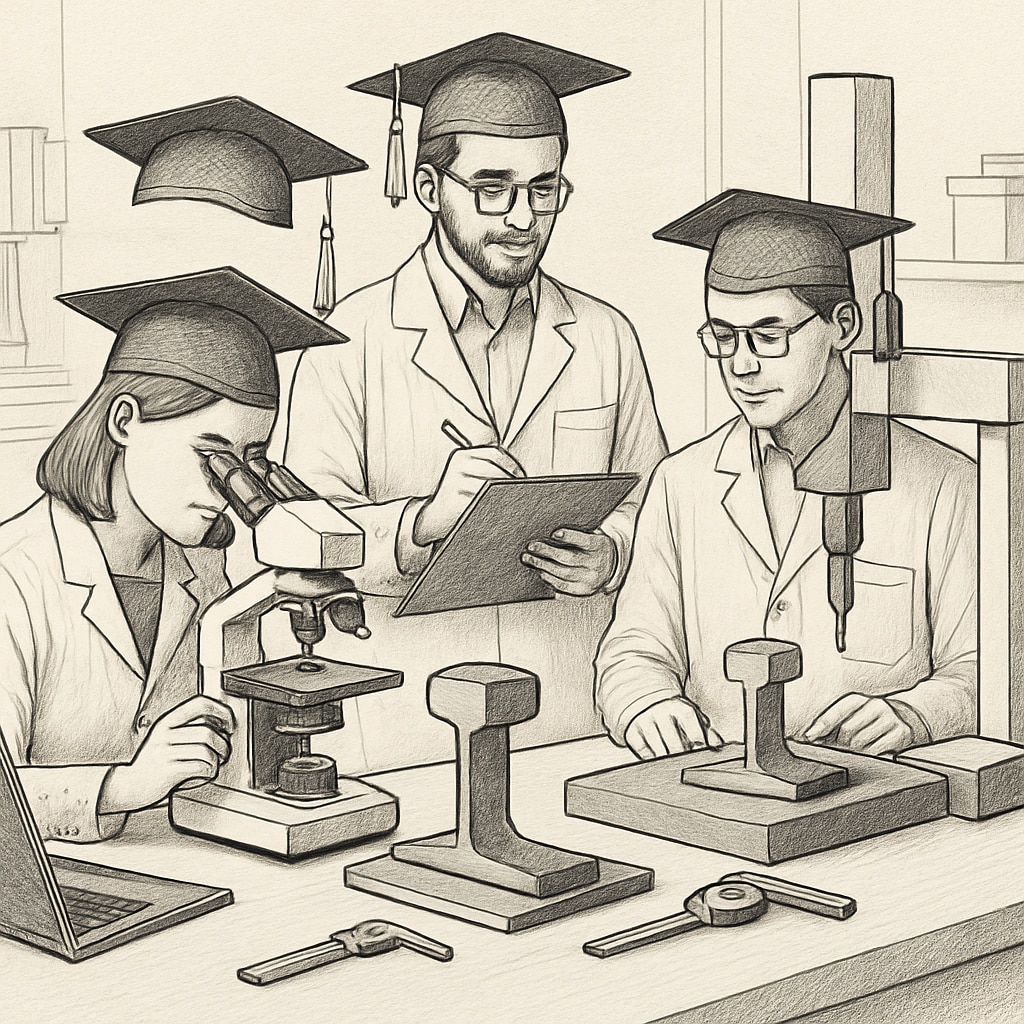 University-level rail engineering research preparing students for master's programs