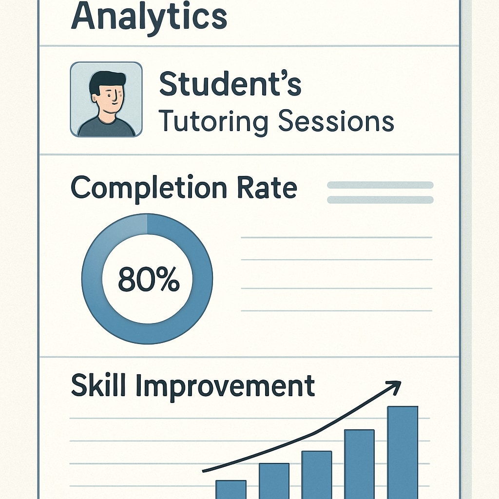 Parent monitoring online tutoring progress