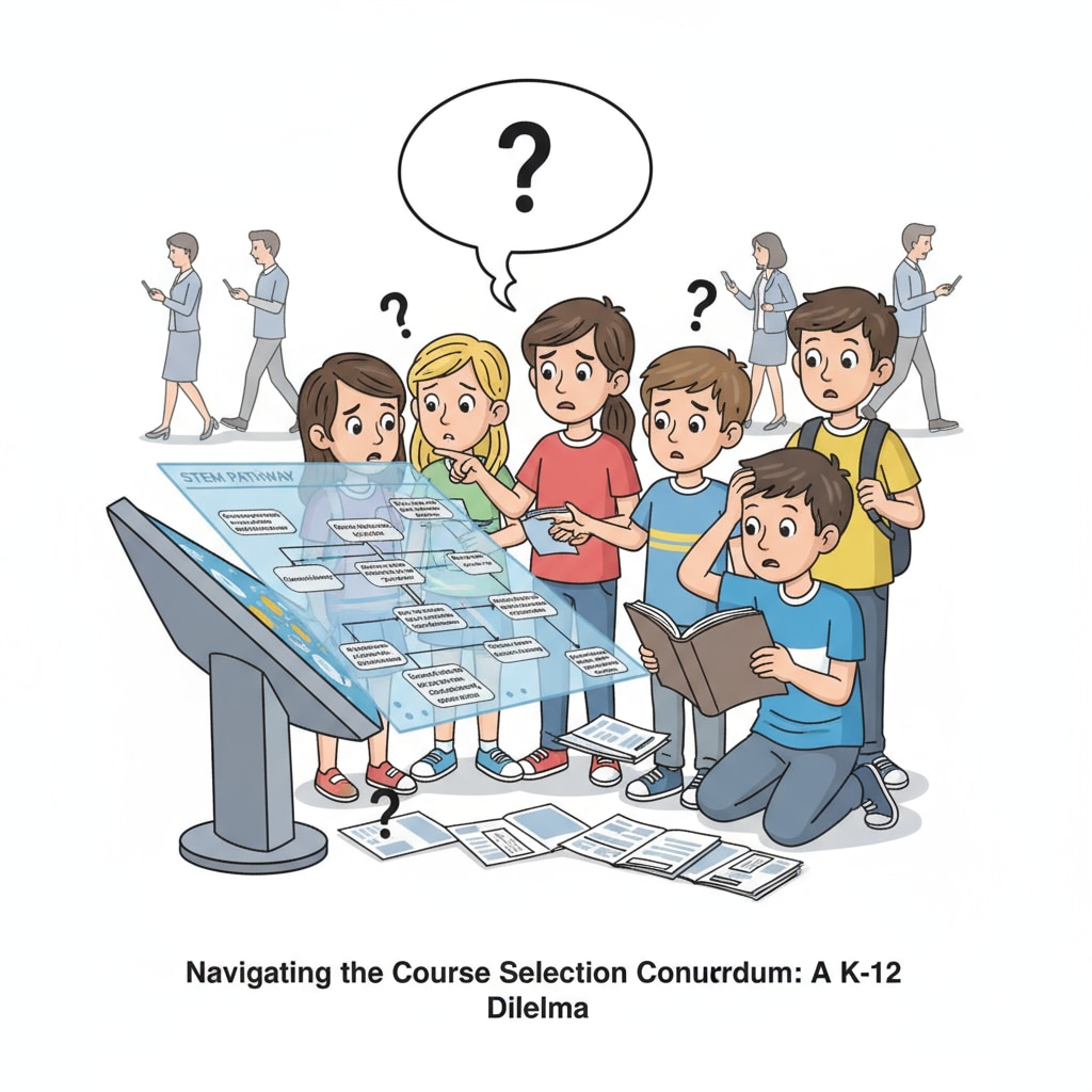 K12 students facing confusion in course selection related to learning motivation, major selection, and academic dilemmas