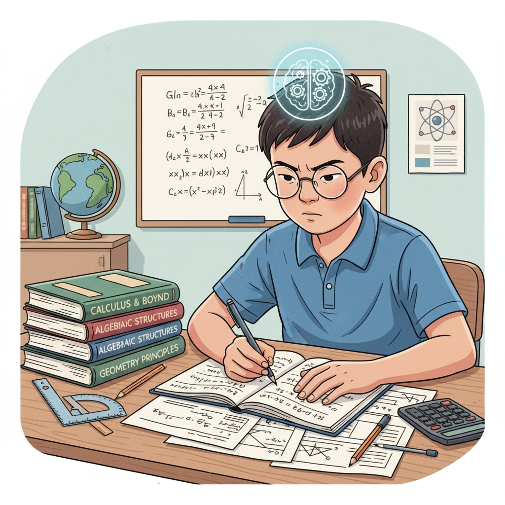 A 9th grader enhancing learning skills in mathematics for a neurosurgery career