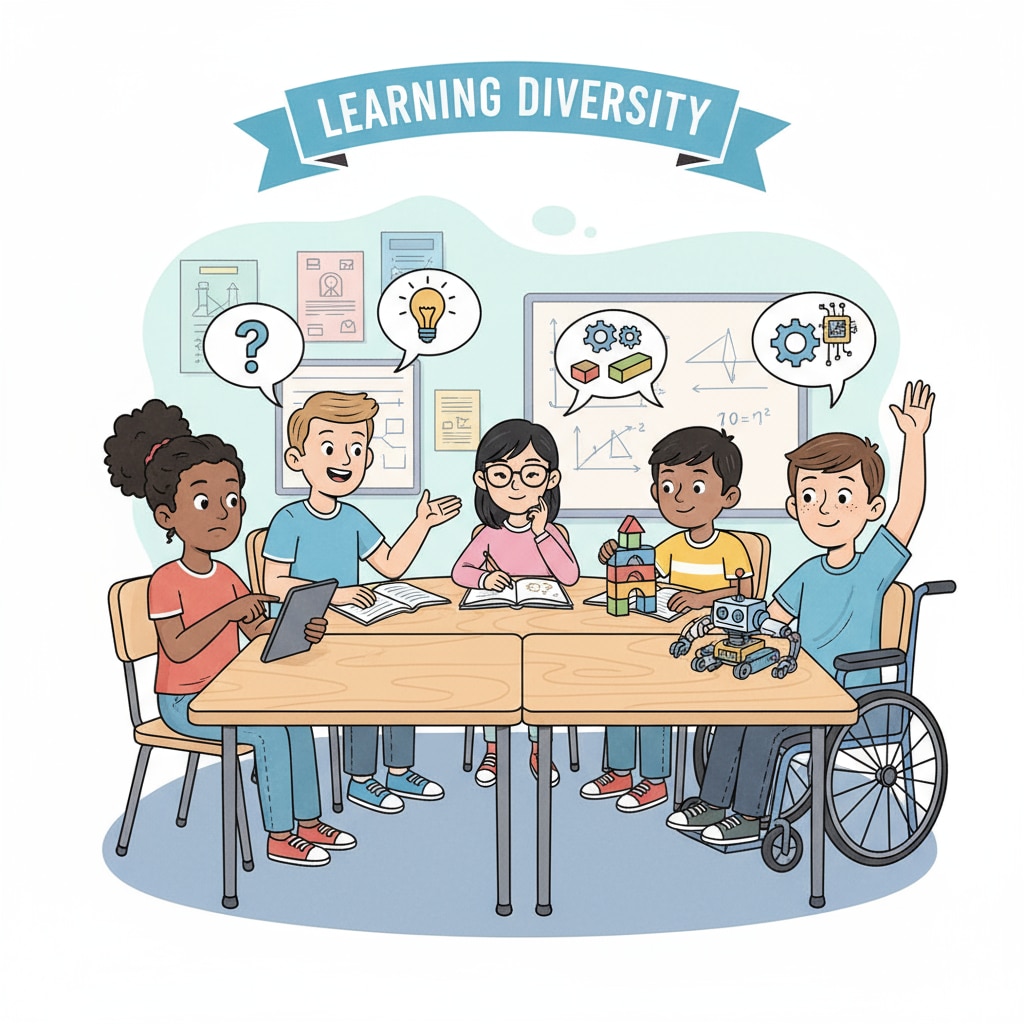Students with diverse learning expressions in a K12 classroom