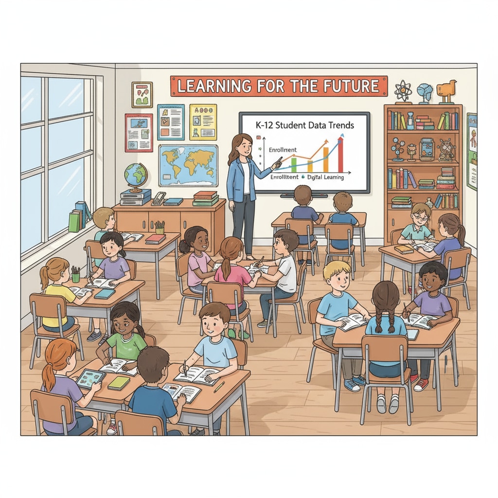 Image representing the context of K12 education for U.S. government education expenditure data research.
