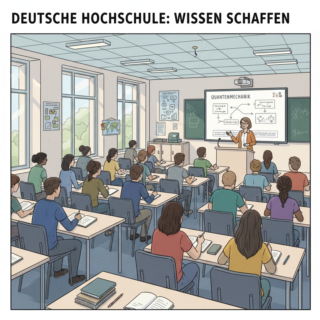 International students facing language barriers in a German classroom