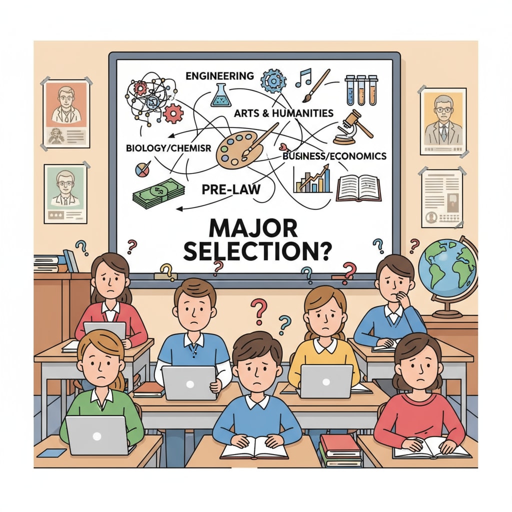 Students facing confusion in major selection which is related to learning motivation and academic dilemmas