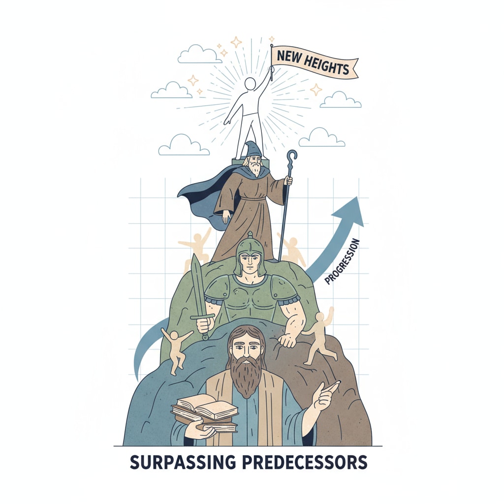 Lifelong learning, ancient wisdom, and workplace growth - surpassing predecessors