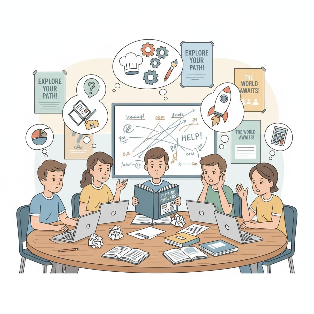 K12 students confused about career planning and high salary choices
