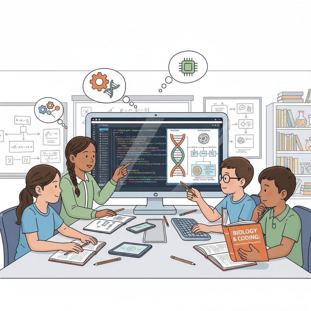 K12 students engaged in a bioinformatics - related project to overcome programming difficulties and aim for scholarships
