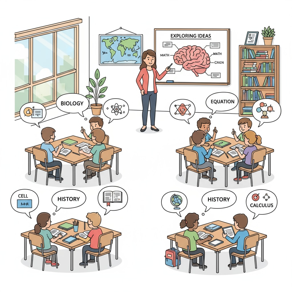 A classroom scene related to knowledge and understanding, showing cultural and linguistic thinking in education