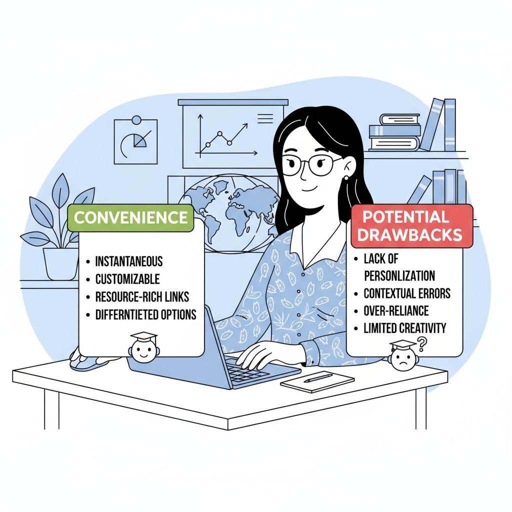 A teacher looking at an AI-generated lesson plan on the computer related to student teaching, lesson plan authenticity, GPTZero, and teaching adaptability