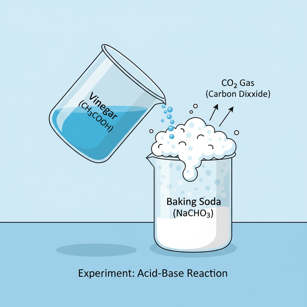 Child doing a chemistry experiment as part of DIY science at home