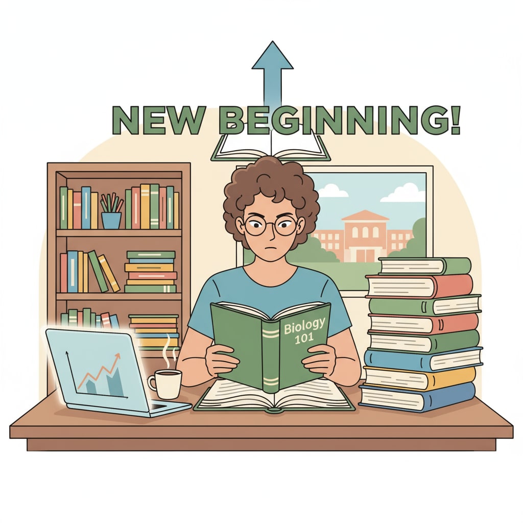 A 25-year-old showing determination to restart education amidst past regrets and a strong yearning for learning