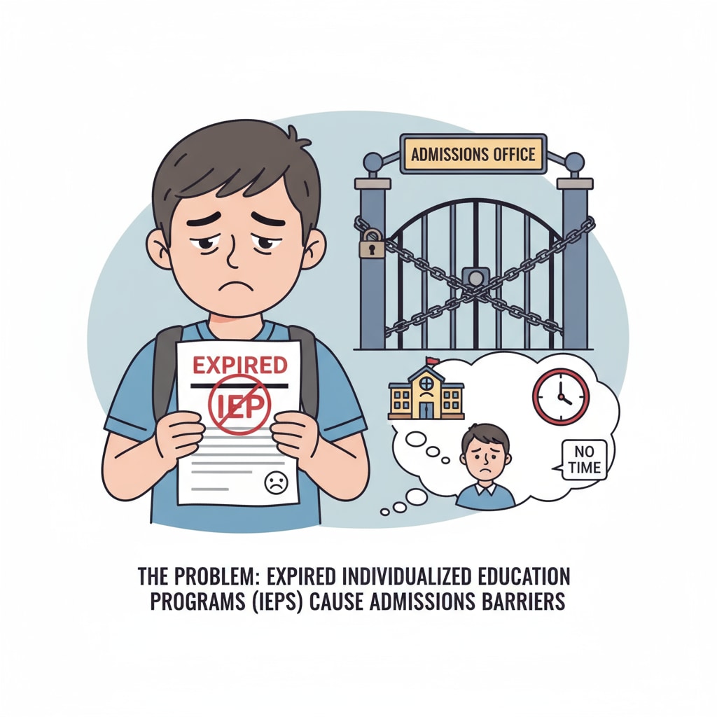 A disappointed student with an expired IEP